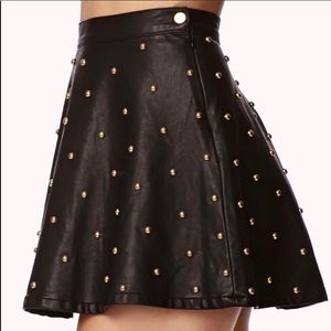 Forever 21 studded black skirt 😍